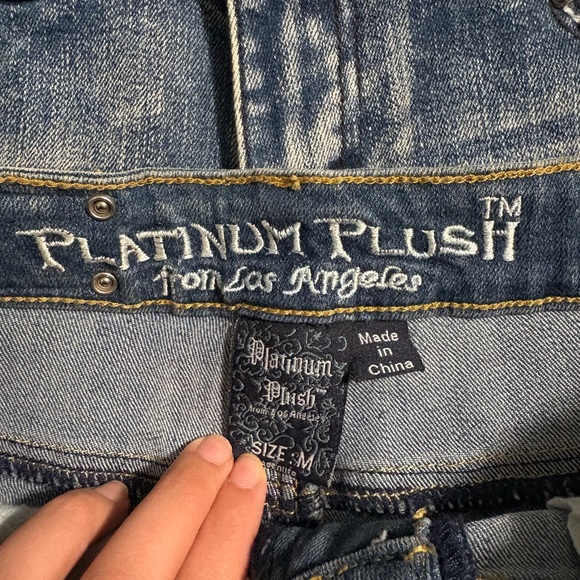 Women's Blue Denim Shorts set of 2 - Picture 2 of 3